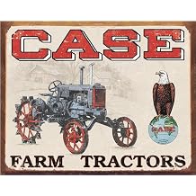 Desperate Enterprises Case Farm Tractors - CC High Clearance Tin Sign - Nostalgic Vintage Metal Wall Decor - Made in USA