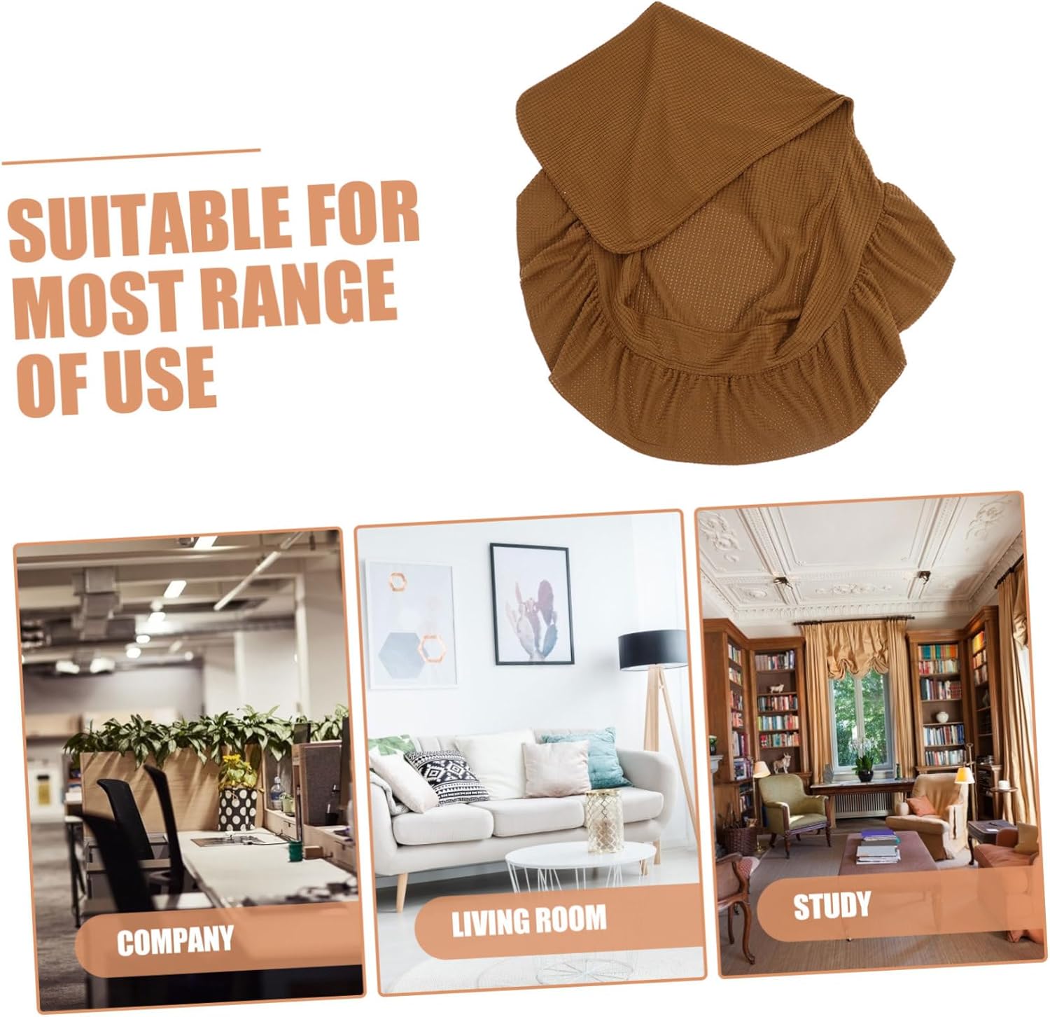 6pcs Plaid Chair Covers Elastic Dining Chair Protector Washable for Dining Room Easy to Install Material Light