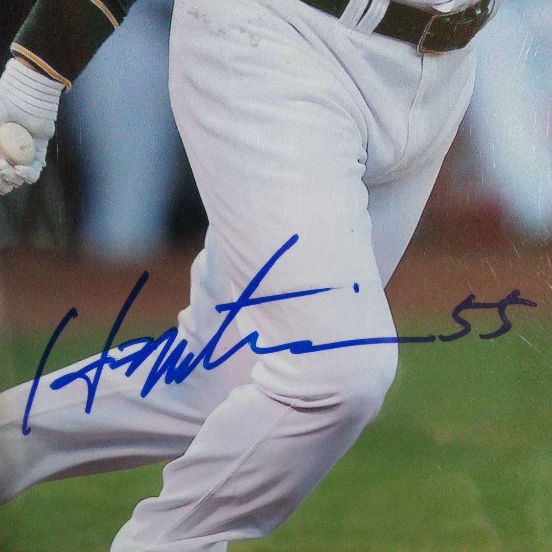 Amazon.co.jp: 松井秀喜.アスレチックス.サイン写真 : おもちゃ