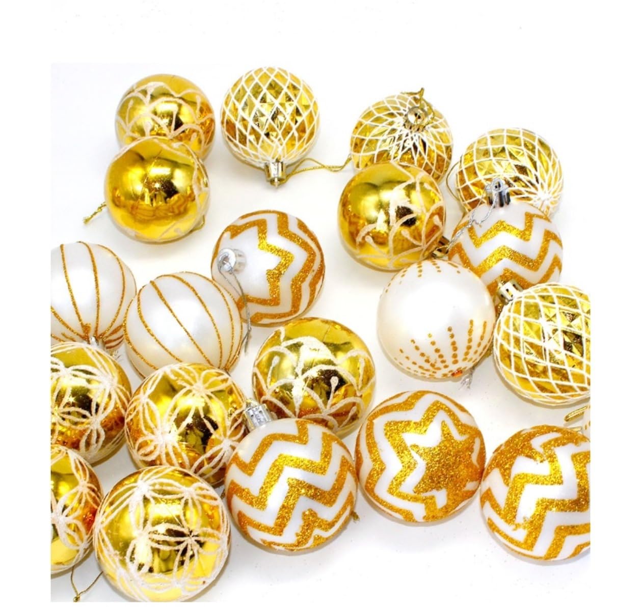 Decoracion Navidad Juego De Bolas Navidad Irrompibles, Decoraciones para Árboles, Adornos Árbol para Fiestas Y Bodas, 30 Uds Bolas Navideñas(A)