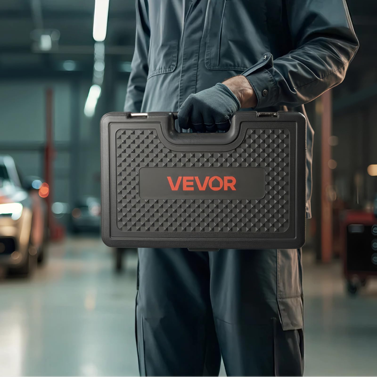 VEVOR Set di Estrattori per Boccole da 36 pezzi per Rimozione Installazione Boccole, Cuscinetti Guarnizioni con Custodia per Trasporto, Compatibile con Motori LCV e HGV
