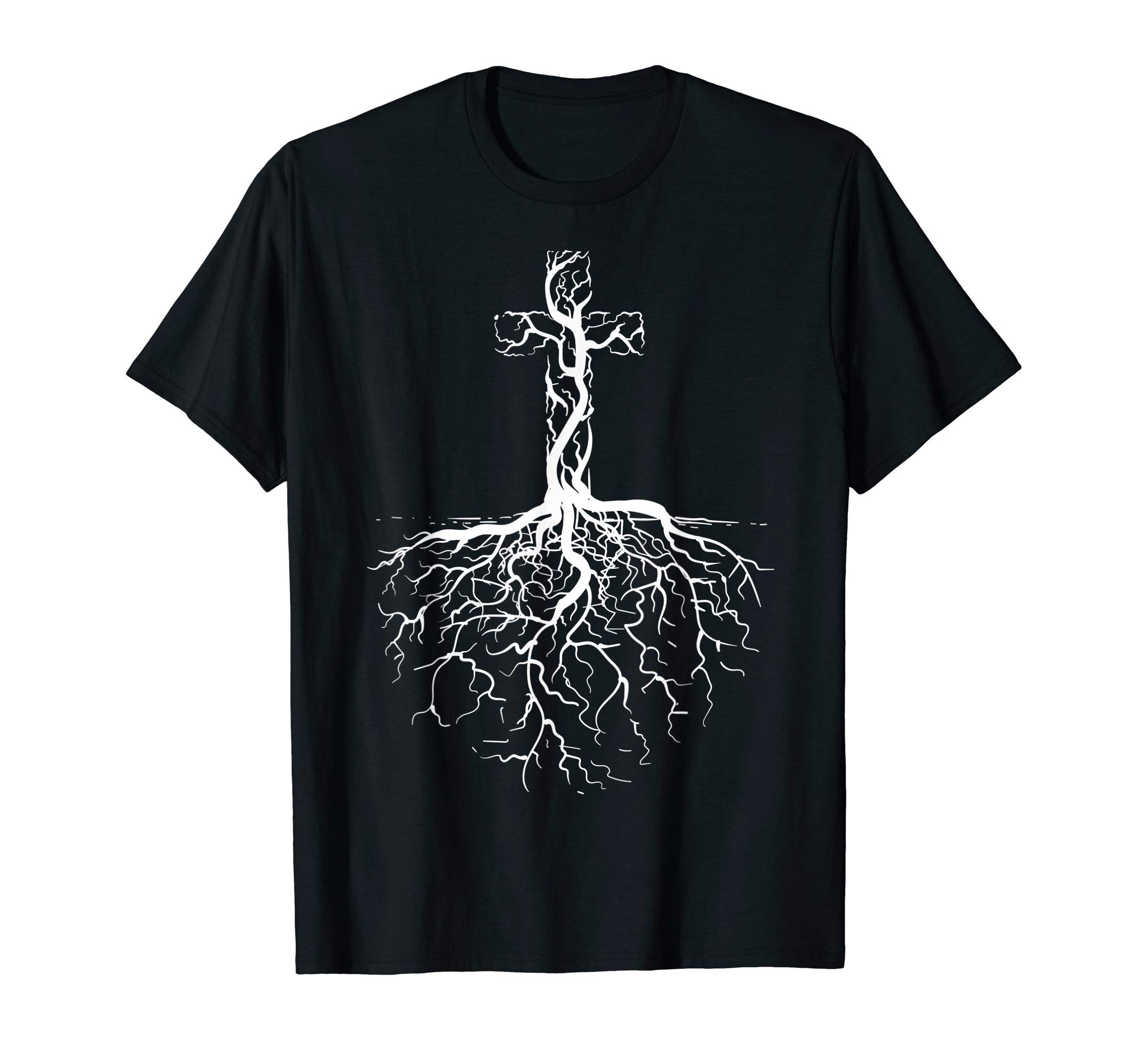 Cool Elegant True Christian Roots Design T Shirtschristian Cross