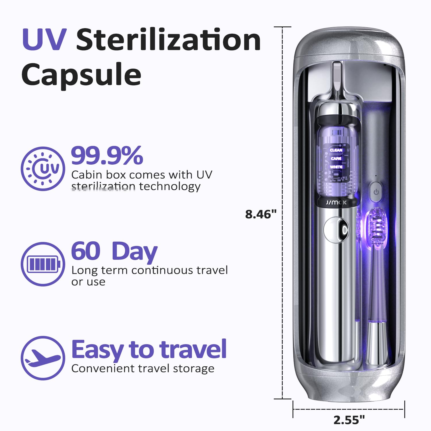 Amazon.co.jp: JIMOK 電動歯ブラシ 振動振動 音波電動歯ブラシ 大人用