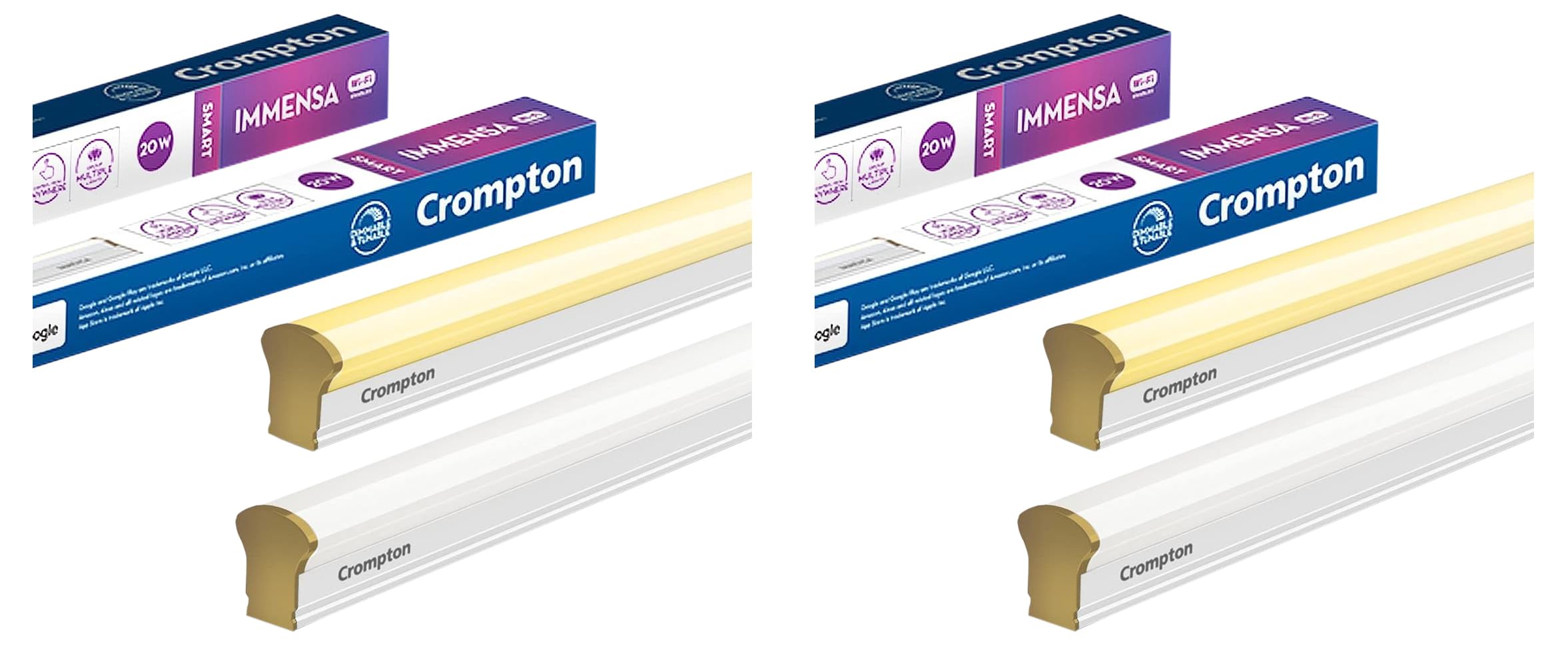 See full amazon price history chart for Crompton Immensa Smart Batten 20 Watt IOT Wi-Fi Enabled LED Batten (White Tunable and Dimmable, Compatible with Alexa and Google Assistant), White and Golden, (Pack of 2) Crompton Immensa Smart Batten 20 Watt IOT Wi-Fi Enabled LED Batten (White Tunable and Dimmable, Compatible with Alexa and Google Assistant), White and Golden, (Pack of 2) (B0CVQ7J1Q3) Amazon Price History, Amazon Price Tracker