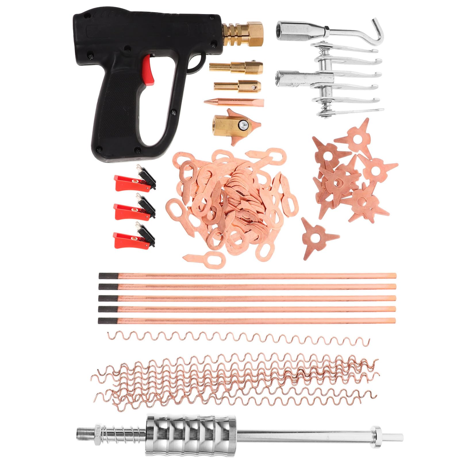 Kit de débosselage outil robuste de carrosserie auto en fer pour réparer bosses