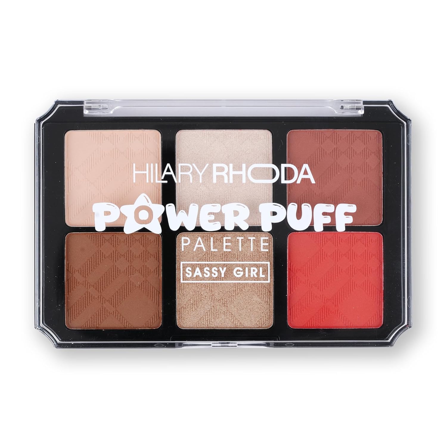 Power Puff Makeup Palette | Makeup Palette | 2 Blushes, 2 Highlighters & 2 Contours | Highly Pigmented & Blends Easily | Suitable for All Skin Tone | Makeup Kit for Women's -12g (HR-NE441-Sassy Girl - Shade 01)-image-36