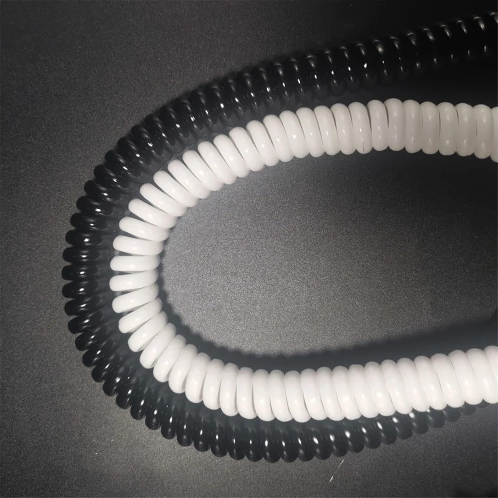 9-rdzeniowy kabel spiralny sprężynowy o średnicy 0,15 m2 - trwały i elastyczny przedłużacz izolowany do użytku przemysłowego i domowego, 1 szt.(Stretch 6Meters)