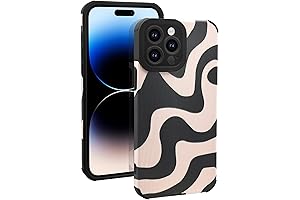 iPhone 14 Pro Max Case with Chic Wave Pattern