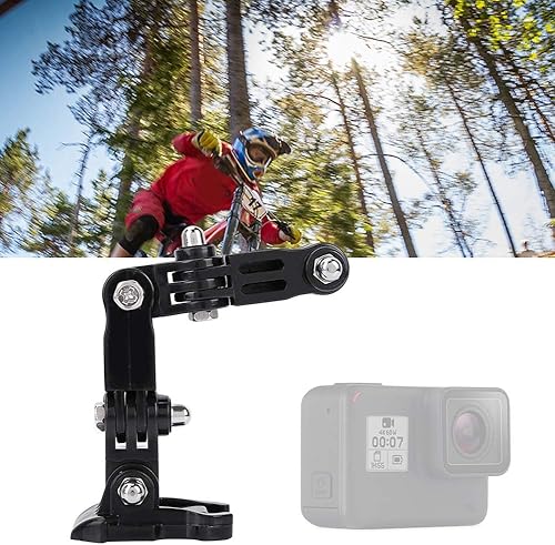 Miniatura 8 de POCREATION Brazo flexible para montaje en casco, brazo de montaje de cámara, ligero para xiaoyi