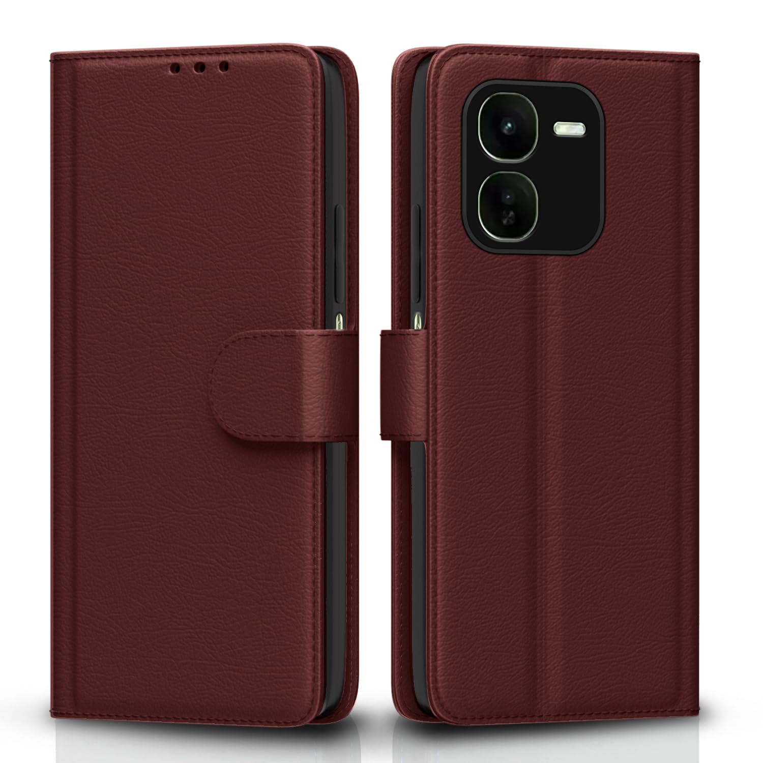 olk出品。 Pikkme IQOO Z9x 5G Flip Cover Leather Finish | Inside TPU with