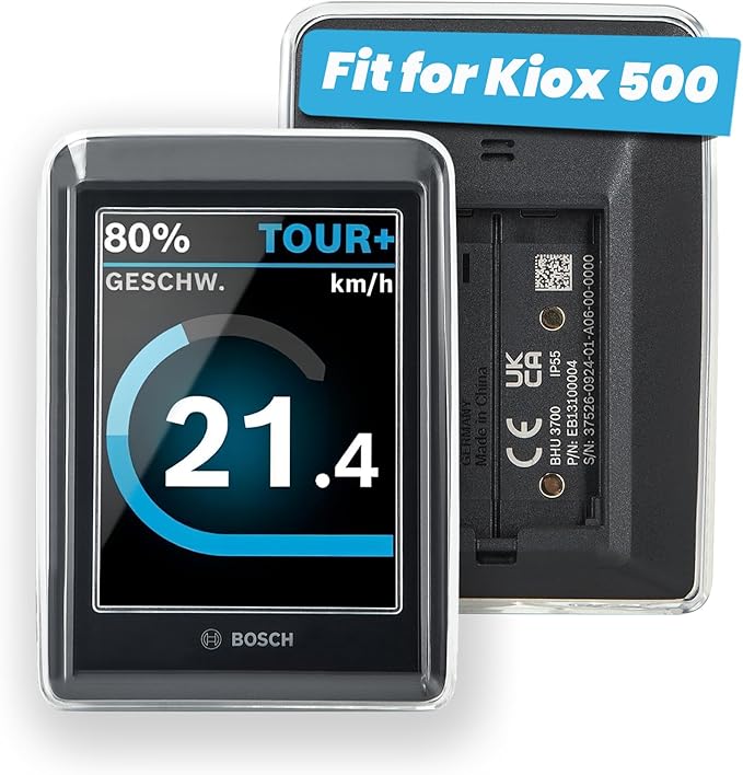 Besudo Displaybescherming geschikt voor Bosch Kiox 500 Display-[ROSA] - Protective Display Beschermhoes Cover Kiox 500 (BHU3700) tegen krassen, stoten - e-bike accessoires