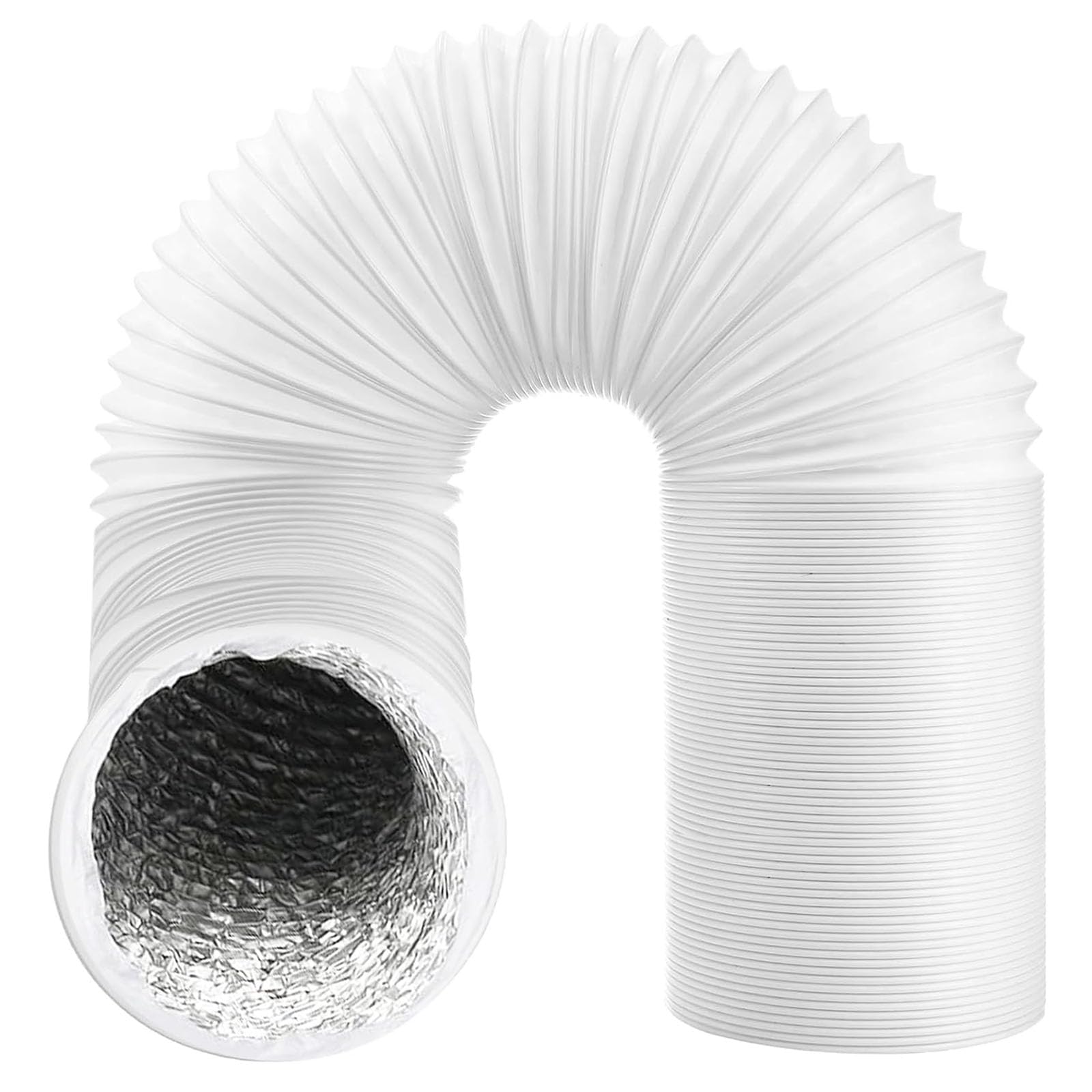 SPARES2GO Vent Hose Extension Pipe for Zanussi Portable Air Conditioner Heat Insulated AC Duct (6m, 5" / 125mm)