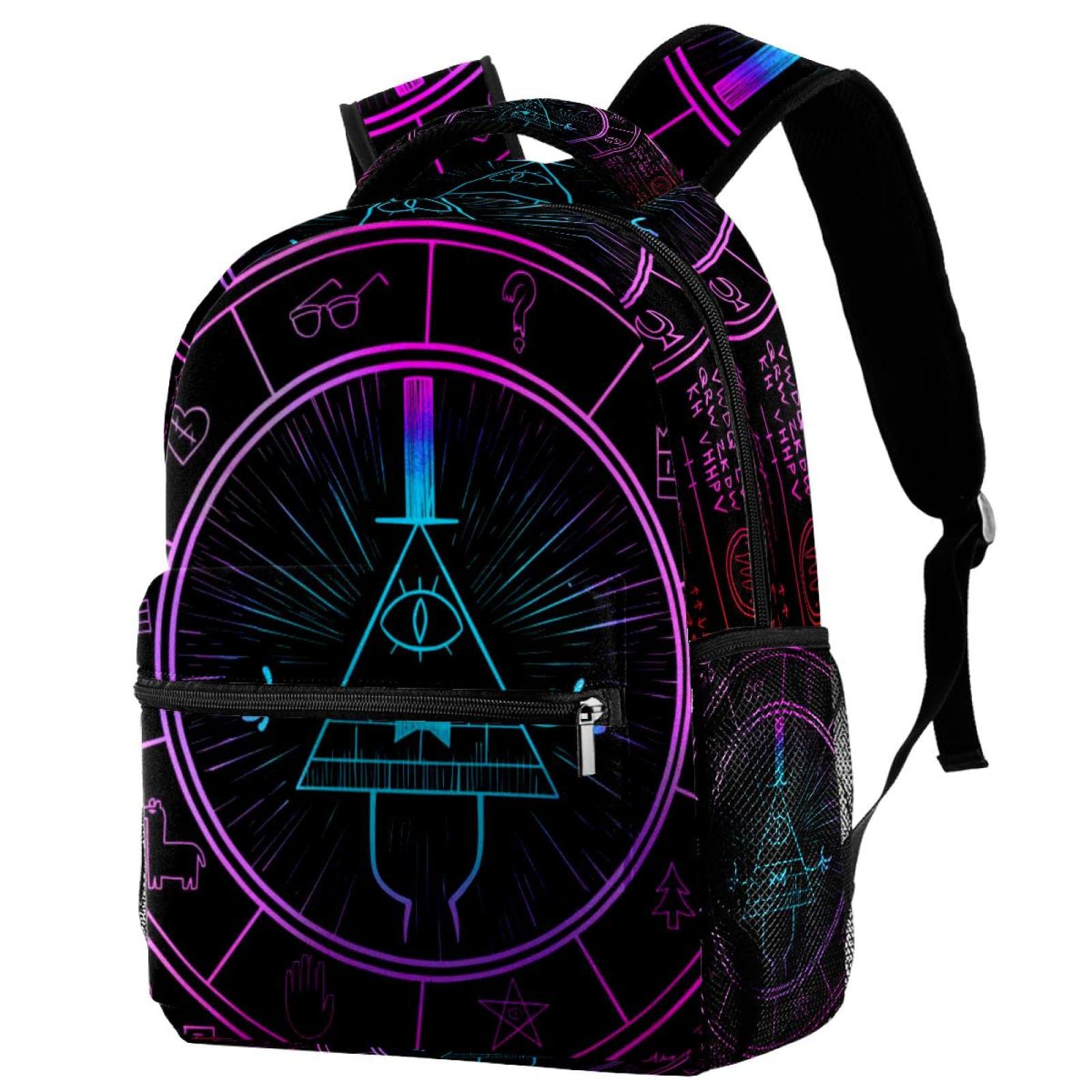 Nuyfvg Unisex Kids As Pic Bill Cipher Wheel School Bag School Backpack For Boys Rucksack Bookbag Travel Backpack