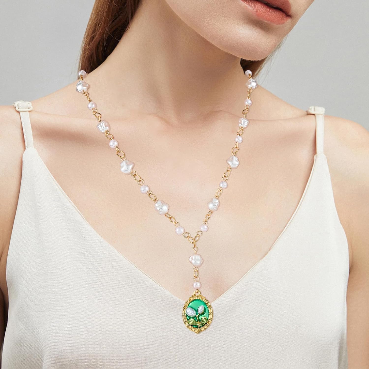 10 Pcs Golden Tone Alloy Enamel Charms for jewelry making Oval Flat Round with Oil Painting Flower Charms for Necklaces Earrings Bracelets DIY Supplies - Image 7