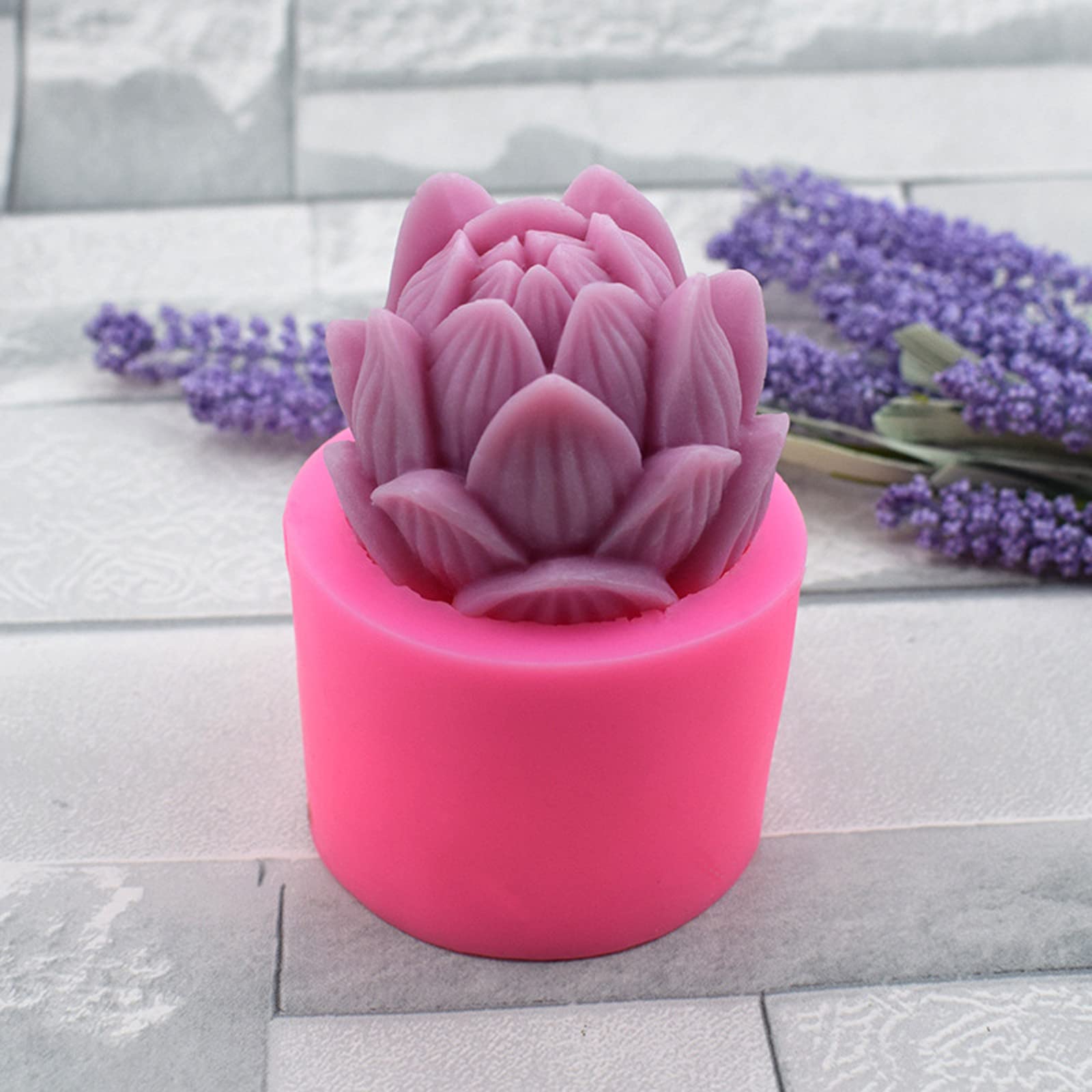 Moules à Savon En Silicone Lotus Libellule Faits à – Grandado