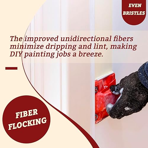 Miniatura 4 de Paquete de 6 almohadillas de repuesto para bordeadora de pintura, recambios de almohadillas para bordeadora, repuestos de almohadillas de repuesto