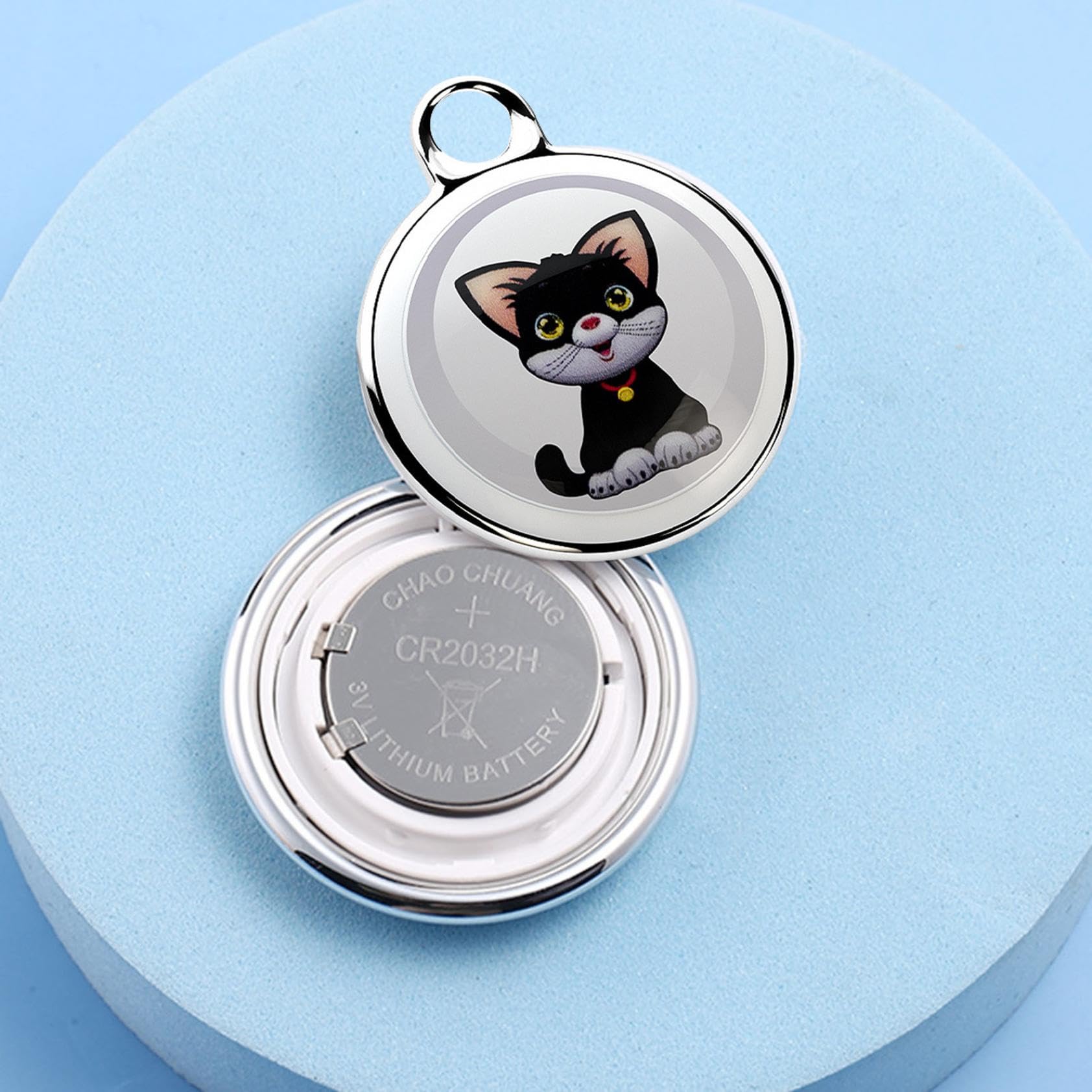 2 mini localizzatori GPS per cani e gatti, senza canone mensile, compatibile con iOS/Android, dispositivi di localizzazione in tutto il mondo, adatti per animali domestici o bagagli, dispositivi