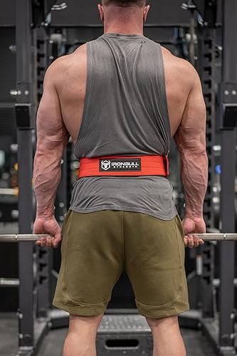 Miniatura 6 de Cinturón de elevación para levantamiento de pesas, entrenamiento cruzado, levantamiento olímpico y culturismo | Soporte trasero de nailon acolchado