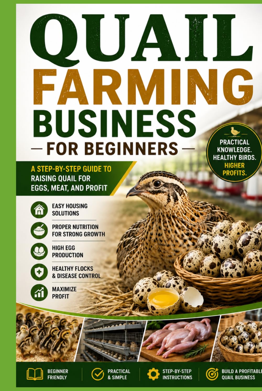 Quail Farming Business for Beginners: A Practical Step-by-Step Guide to Starting, Managing, Marketing, and Growing a Profitable Quail Farming Business (Backyard Quail Mastery Series)