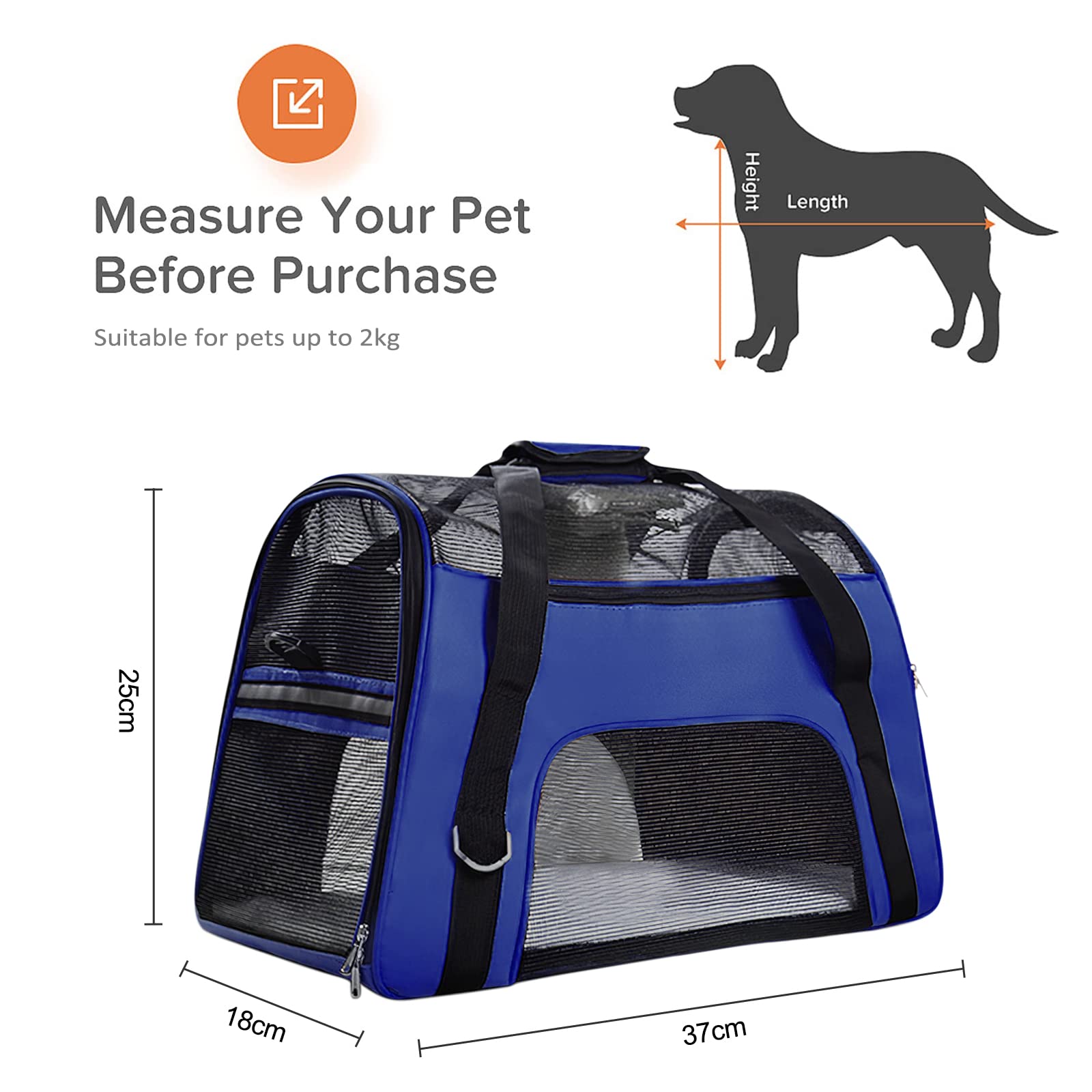 Transportin Perro Bolsa De Transporte Para Perros Y Gatos