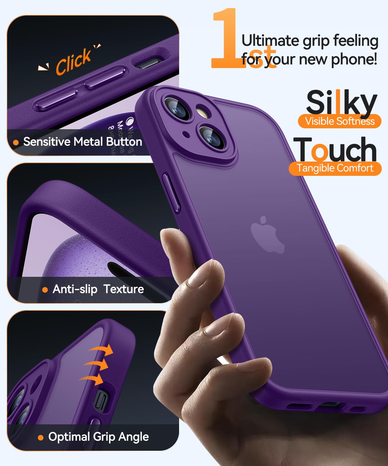 CANSHN Matte Compatible with iPhone 15 Case - Image 4