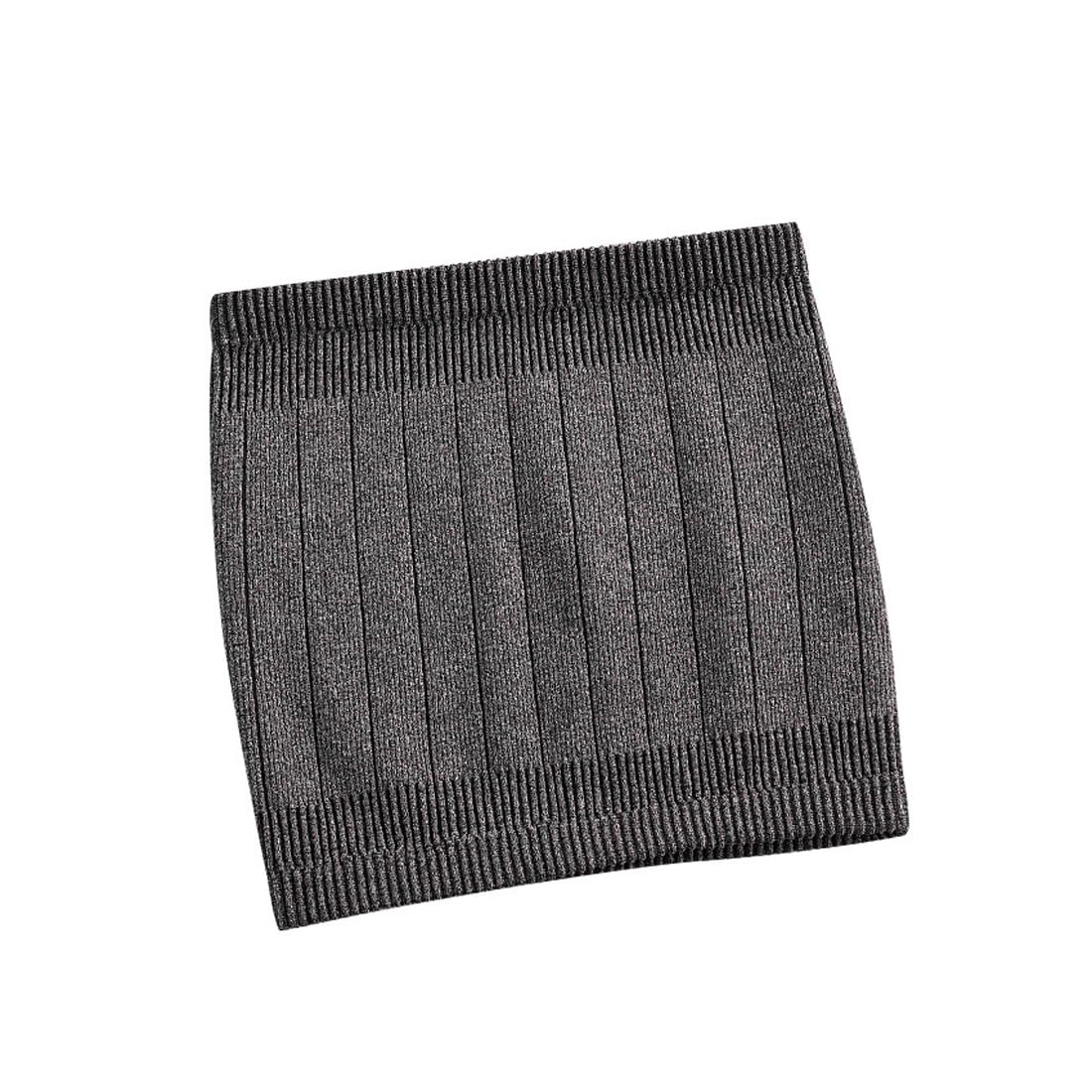 IKOPFLN L Gris Calentadores Lumbares Elástico Calentador De Riñón De Cachemira Suave Cintura Elástica Trasera Protector De Calentador De Cintura De Apoyo Para Cinturón