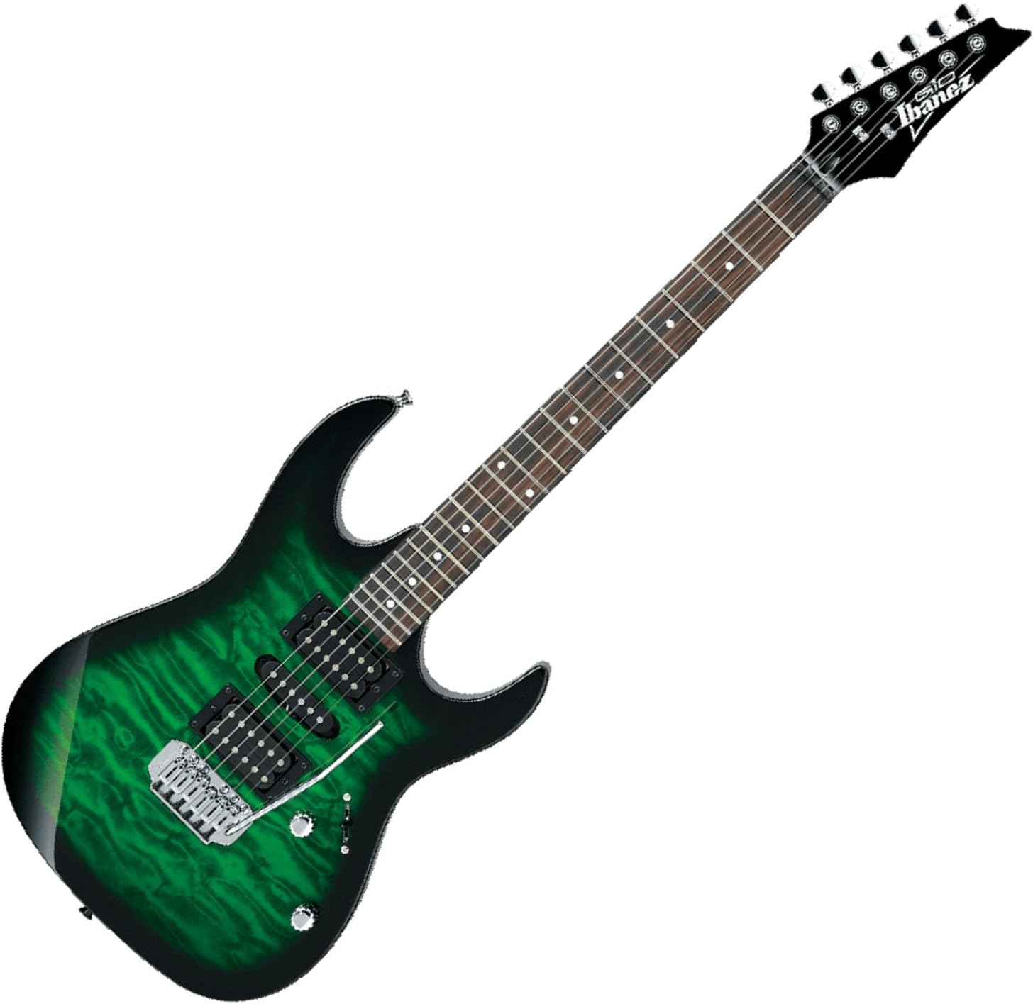 Ibanez GIO Series GRX70QA - Transparent Emerald Burst