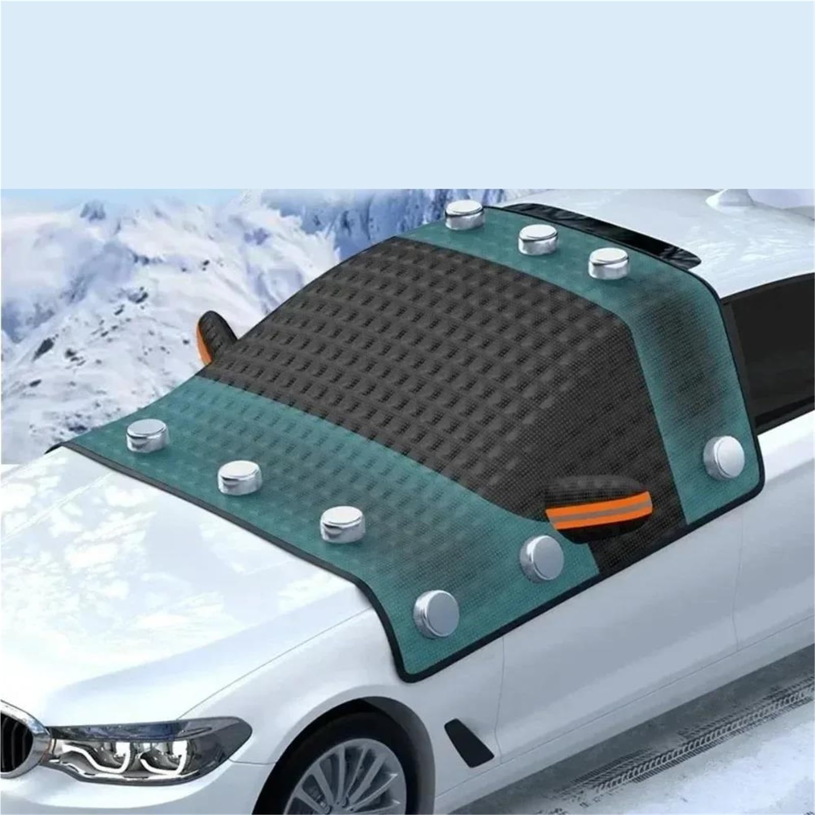 Parabrezza per Auto, paraneve, Parasole Invernale per Esterni, Parasole per Parabrezza Automatico antighiaccio Copertura Parabrezza per Neve e Ghiaccio