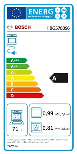 Bosch HBG5780S6 Serie 6 Smarter Einbau-Backofen, 60 x 60 cm, Pyrolyse  Selbstreinigung, AutoPilot 30 30 Automatikprogramme, 3D Heißluft Backen auf  3 Ebenen, LCD-Display, Schnellaufheizung, SoftClose : Amazon.de:  Elektro-Großgeräte