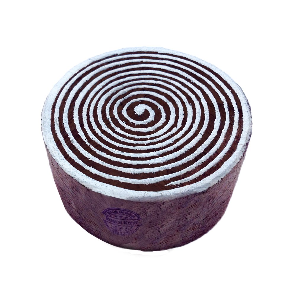 Royal Kraft Wooden Stamps DIY Fabric, Textile, Clay, Pottery, Paper, Henna Printing Blocks THBtag110 — image 1