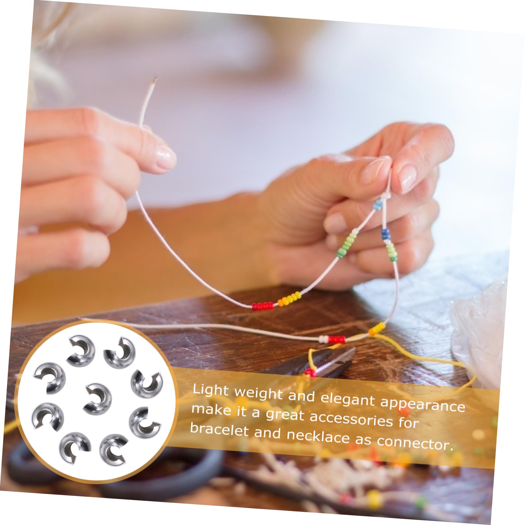 Gadpiparty 2 Series Broche De Collar Llave Gancho Con Cierres Giratorios Condujo Corchete Cierre Abierto Para Pulsera Accesorios Lanyards for Keys Desmontable Acero Inoxidable 200 Piezas*2