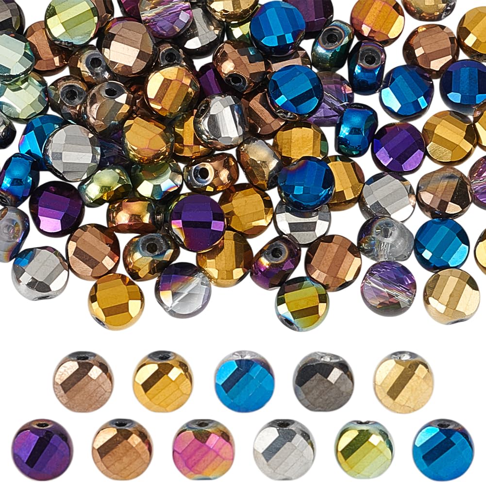 Perles en verre à facettes multicolores pour animer vos ateliers de bijoux faits main