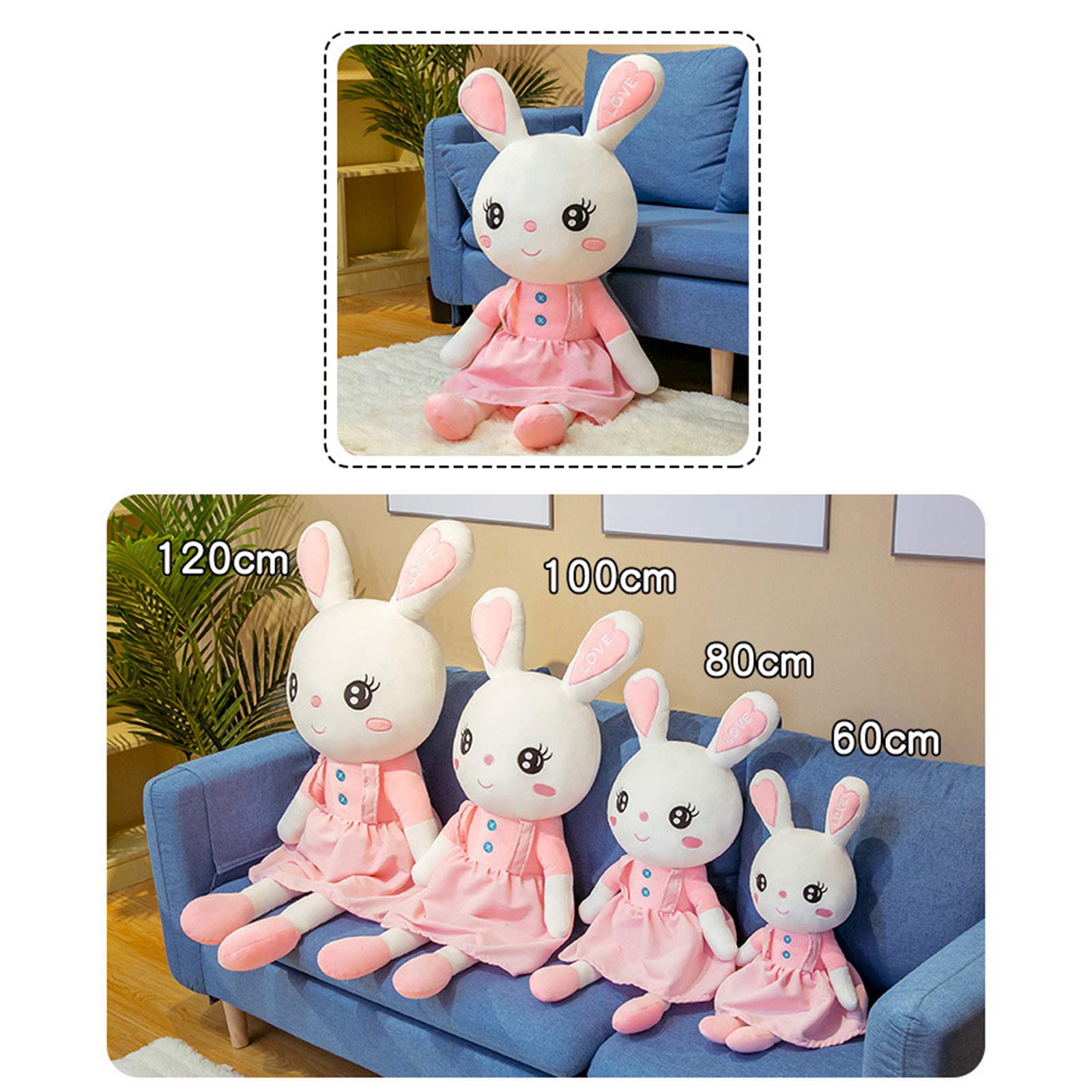 Amazon.co.jp: 耳の長いウサギの人形、ウサギの人形、耳の長い赤ちゃん