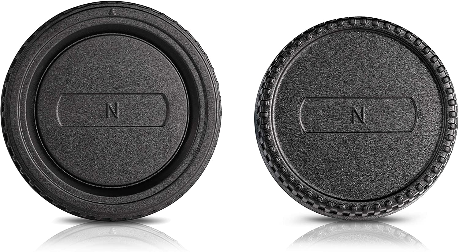 Rear Lens Cap & Camera Body Cap Set for Nikon D3400 D3500 D7200 D7500 D500 D750 D850 D5300 D5500 D5600 D3300 D3400 D810 D810A D850 D610 DF D5 (For Nikon F Mount)