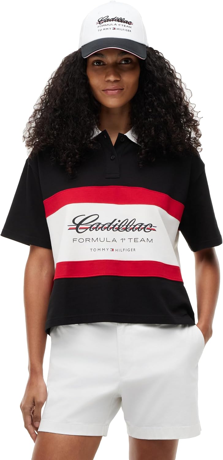 Tommy Hilfiger Formula 1 Womens Tommy X Cadillac F1® Team Boxy Polo