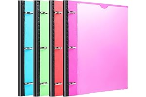 WOT I 4-Pack Telescoping Ring Binders: Customizable, Expandable, and Versatile