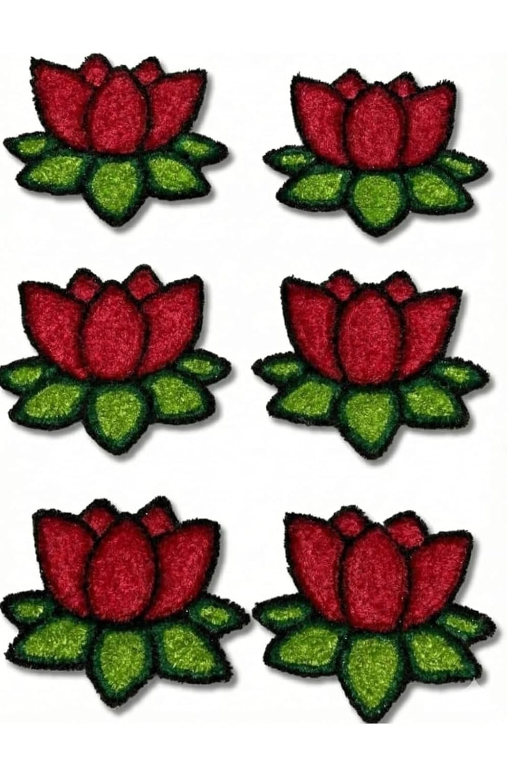 GURUKRUPA SHOPPY Lotus Rangoli Floor mat Set of 4 Reusable Festive Decoration for Diwali puja Home Entrance Anti Slip Soft... - Review, Price and Buying Guide