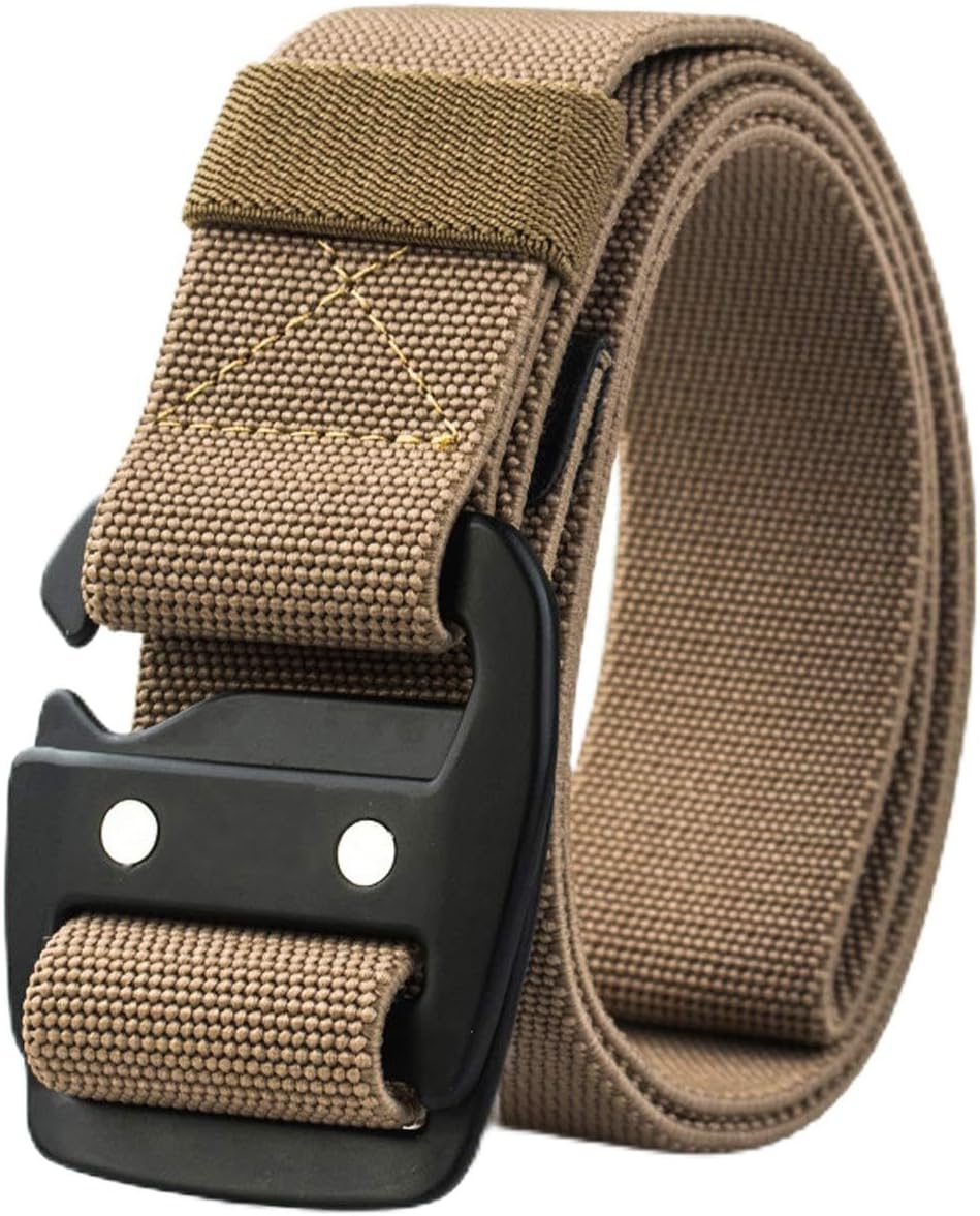 Tactical Stretch Belt for Men 1.5" Military Hiking Rigger Work Belt