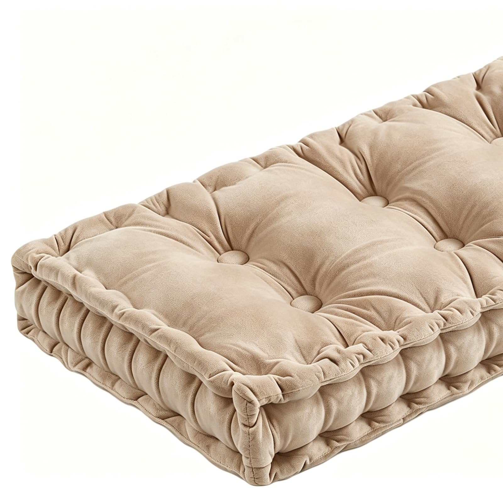 Coussin de banc pour fenêtre de piano et cuisine | Ambiance velours cosy