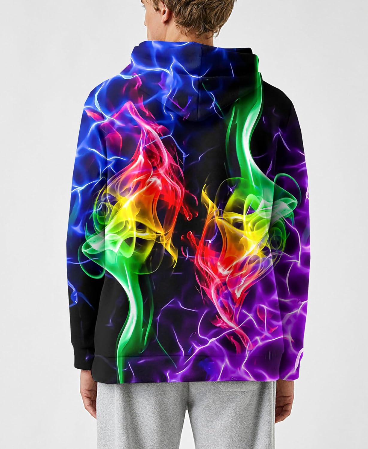 SYAIMN Unisex 3D Printed Hoodies Casual Workout Hoodie Sweater Sweatshirt - Image 5