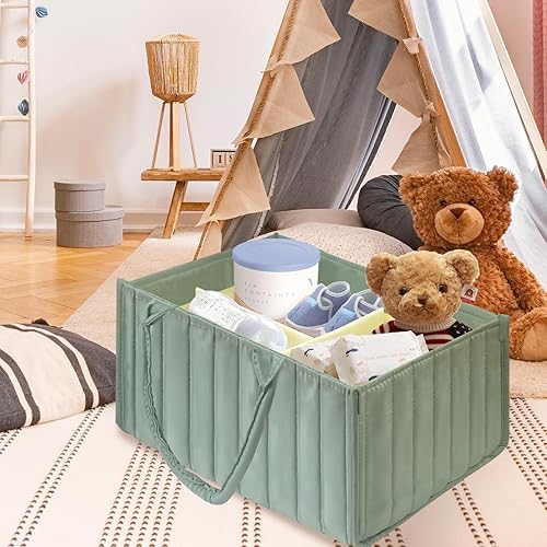 Miniatura 7 de Organizador y almacenamiento de pañales para bebé, bolsa de pañales, regalos de baby shower, contenedor de almacenamiento de pañales para guardería