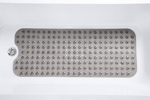 Miniatura 103 de Alfombrilla para bañera (largo, extra larga), Vinilo, Amarillo opaco., M Amarillo opaco,Aqua opaco (azul-verde),Azul claro opaco,Turquesa opaca