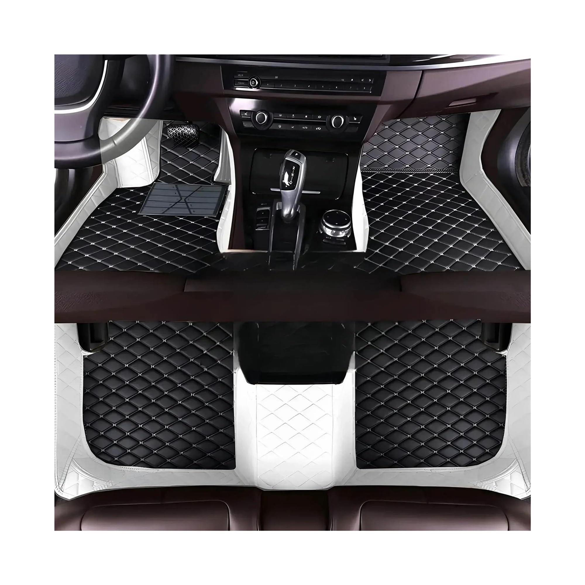 Tapis voiture en cuir luxe pour Laguna 2008-2012 finition 3D