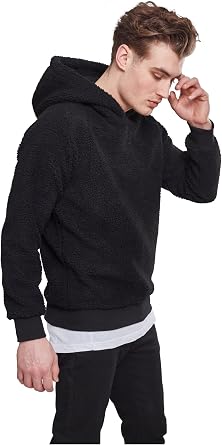 Urban Classics Men's Tb2404-sherpa Hoody Hooded Sweatshirt (pack of 1)