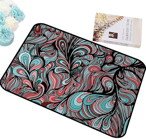 Amazon 面白い玄関マットアート グランジにインスパイアされた薄暗い色の不条理な形抽象アートワーク水彩画 多色日常使用 75x45cm 玄関マット オンライン通販 Amazon 面白い玄関マットアート グランジにインスパイアされた薄暗い色の不条理な形抽象アートワーク水彩画 多色日常使用 75x45cm 玄関マット オンライン通販