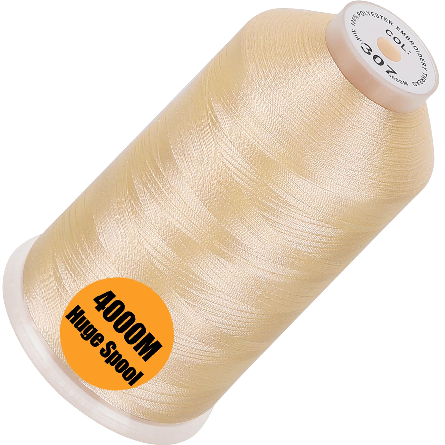 New brothread 4000M Huge Spool Embroidery Machine Thread - Linen