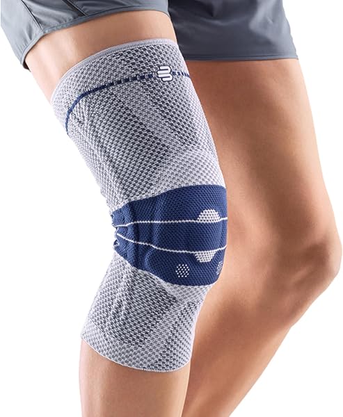 BAUERFEIND Kniebandage GenuTrain Unisex mit Silikonrand zur Entlastung Stabilisierung und Aktivierung nach Verletzung Operation oder bei chronischen wie Gonarthrose (Gelenkverschleiß) oder Arthritis - 2