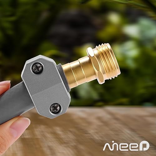 Miniatura 7 de AINEED Kit de reparación de manguera de jardín, accesorios de conector rápido, conectores de manguera de zinc y aluminio, acoplamiento hembra y