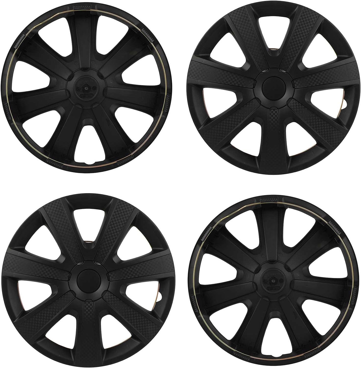 OCPTY Corrosion-Free & Sturdy Full Heat & Impact Resistant Grade OEM Replacement 4 Pcs 13 inch Hubcap Wheel Cover