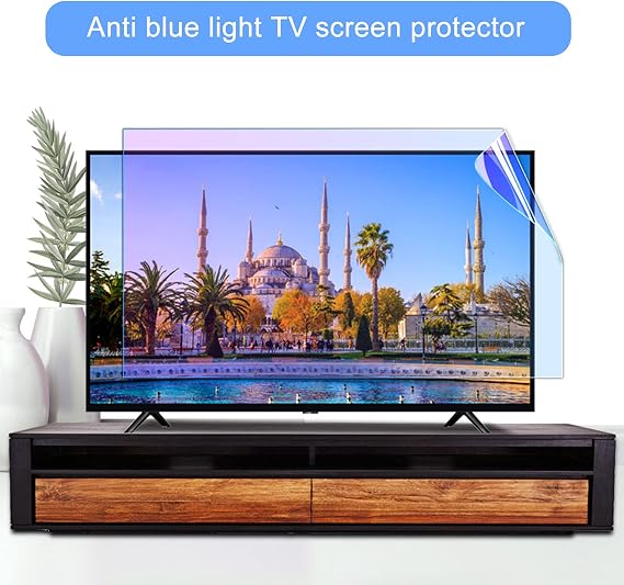 32-75 Inch LED Smart TV Screen Protector, Anti-Glare/Anti Blue Light/Anti Scratch Protect Eyes TV Accessories,34(815 * 345mm)